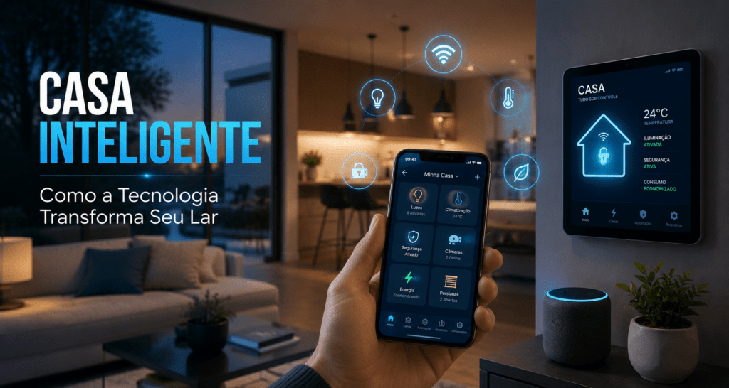 Casa Inteligente: Como a Tecnologia Transforma Seu Lar Casa Inteligente: Como a Tecnologia Transforma Seu Lar