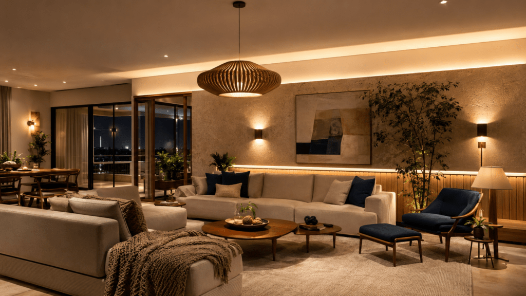 Como escolher a melhor iluminação para sala: guia de decoração completo