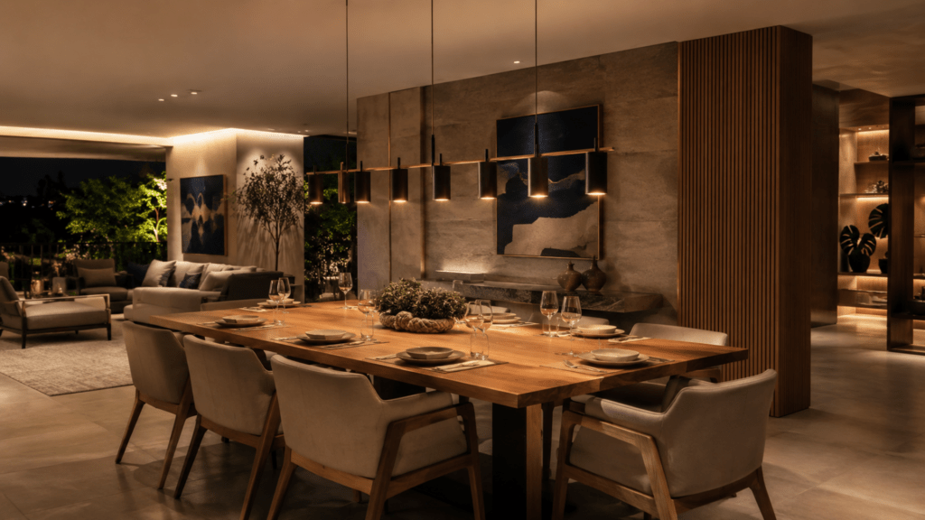Pendentes para sala de jantar e bancada: guia de iluminação decorativa
